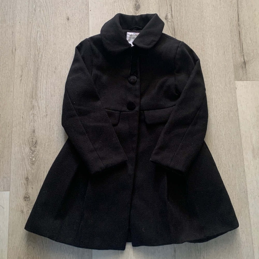 EdgeHill Collection Black Toddler Girls Coat
